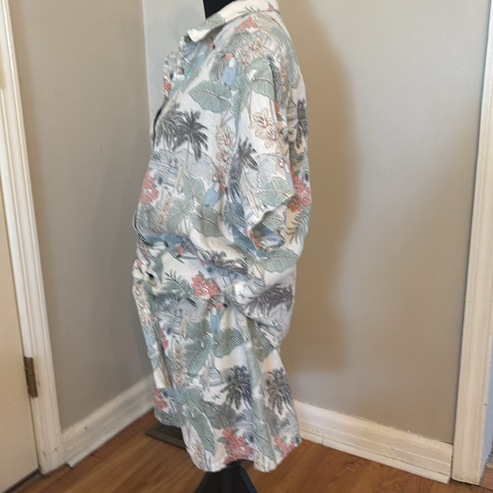 CC California Linen Surfing Print Short and Top Set Size XL - Picture 4 of 11